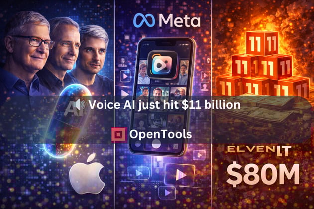 🔊 Voice AI just hit $11 billion