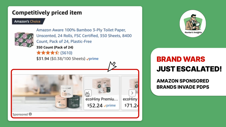 Amazon Just Got Aggressive – Sponsored Brands Banners Now on PDPs