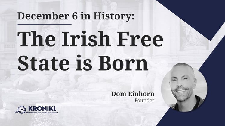 The Irish Free State is Born