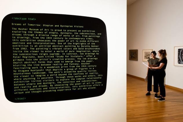 ChatGPT reviews Art show it curated