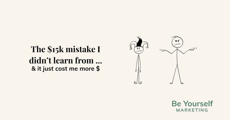 [🐝U] The $15k mistake I didn't learn from ...