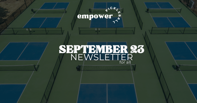 📣 Big news: Empower Pickleball x APP
