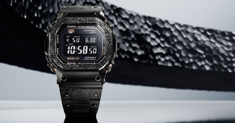 La nouvelle MR-G de CASIO sublimée par l’artisanat japonais