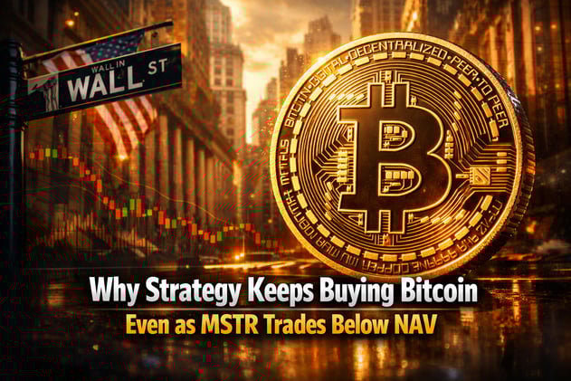 Why Strategy Keeps Buying Bitcoin Even as MSTR Trades Below NAV