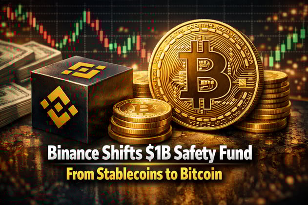 Binance Shifts $1B Safety Fund From Stablecoins to Bitcoin
