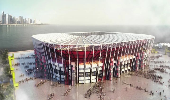 Crean el primer estadio modular del mundo para el Mundial Qatar 2022