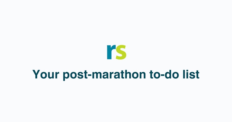 🏃10 Things to Do the Day After a Marathon