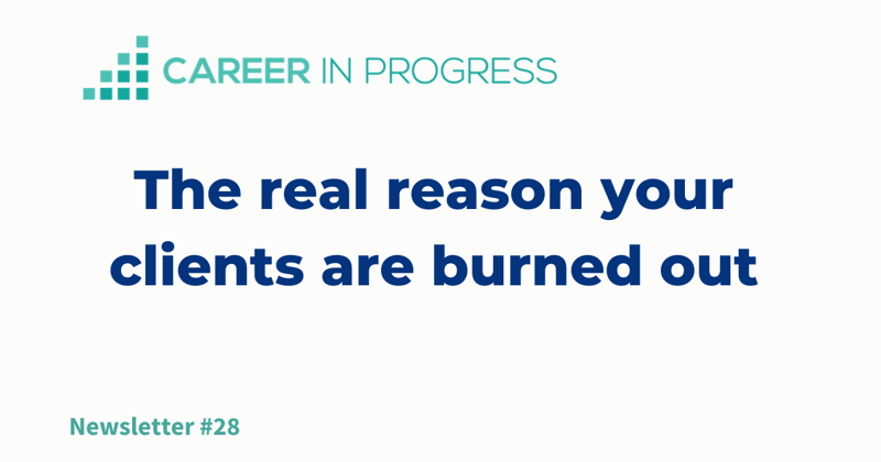 The real reason your clients are burned out