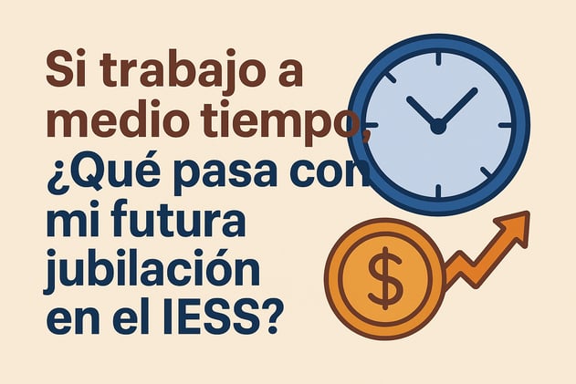 Si trabajo a medio tiempo, ¿qué pasa con mi futura jubilación en el IESS? 🤔 