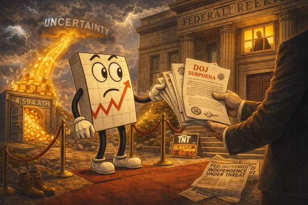 DOJ Subpoenas Powell. Fed Independence Under Attack. Strap In. | SPX Market Briefing | 12 Jan 2026