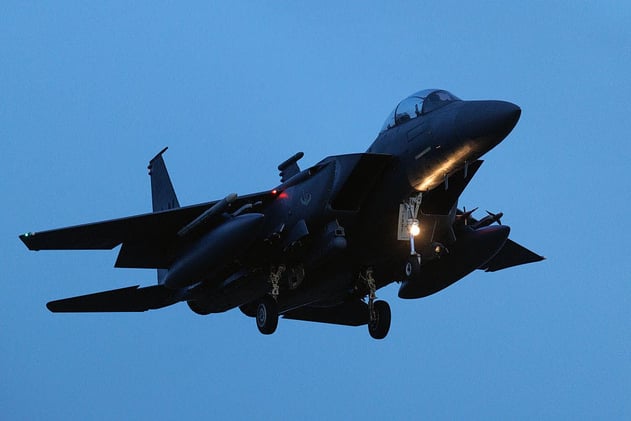 F-15 Crash Investigation Focuses on Pilot Error
