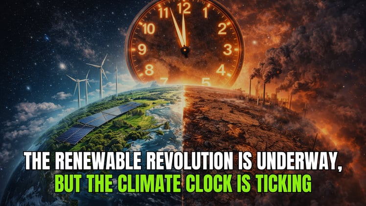 🌱 The Renewable Revolution Is Underway, but the Climate Clock Is Ticking ⏳🌍