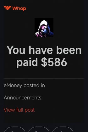 $586 con “Whop Clipping” (sin crear nada tuyo)