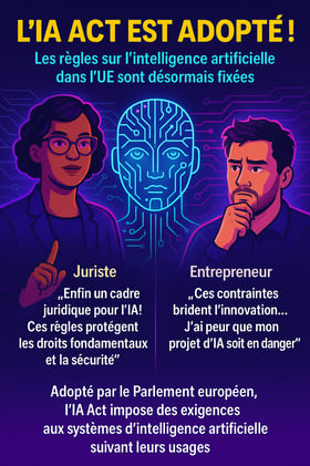 AI Act : l’Europe encadre enfin l’intelligence artificielle – entre satisfaction juridique et crispation entrepreneuriale