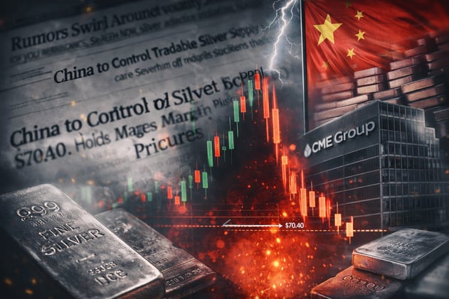"Silver isn't just rallying. It's breaking into a 'new reality' of price discovery..." Rumors Circulating Regarding Volatility In Silver, CME Hikes Margin Requirements in Silver AGAIN For The Second Time In 3 Trading Days, China To Control 60-70% Of Tradable Silver Supply, $70.40 Current Level That Needs To Hold