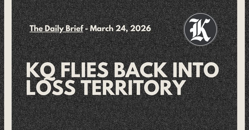 KQ Flies Back Into Loss Territory 