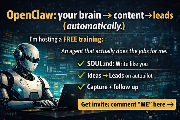 OpenClaw: Your Brain → Content → Leads (Automatically)