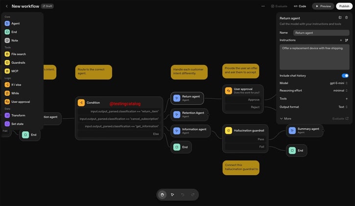 🤖 OpenAI's Agent Builder