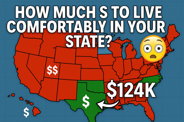 💰 What Salary Does a Single Person Need to Live Comfortably in Every U.S. State in 2025?