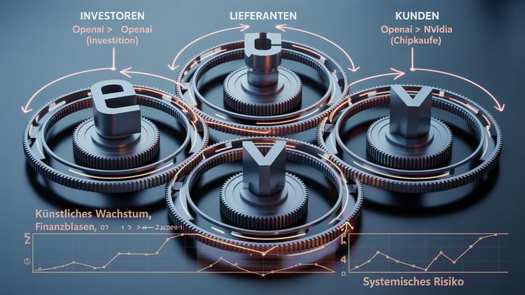 Wenn Geld im Kreis läuft: Die gefährliche Choreographie der KI-Milliarden