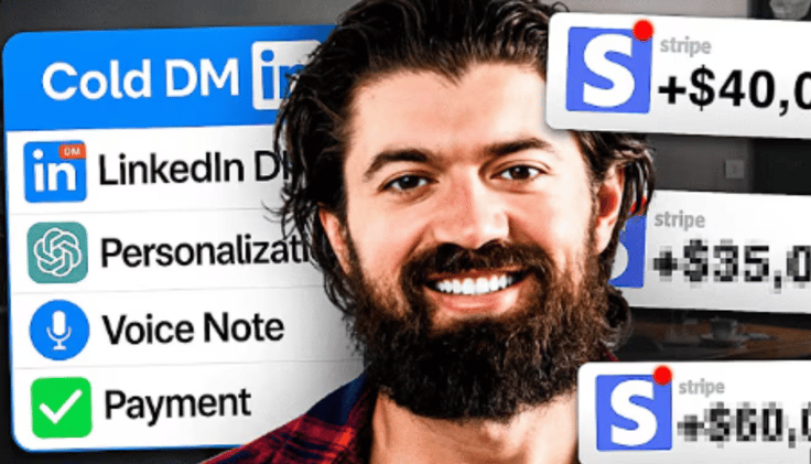 Tristan booked 27 sales calls in 1 week from LinkedIn.