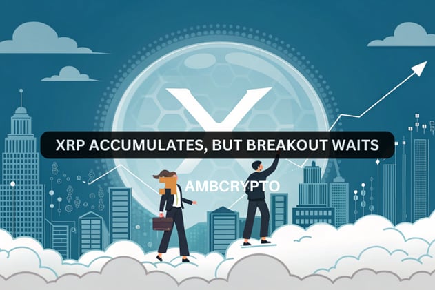 XRP accumulates, but breakout waits