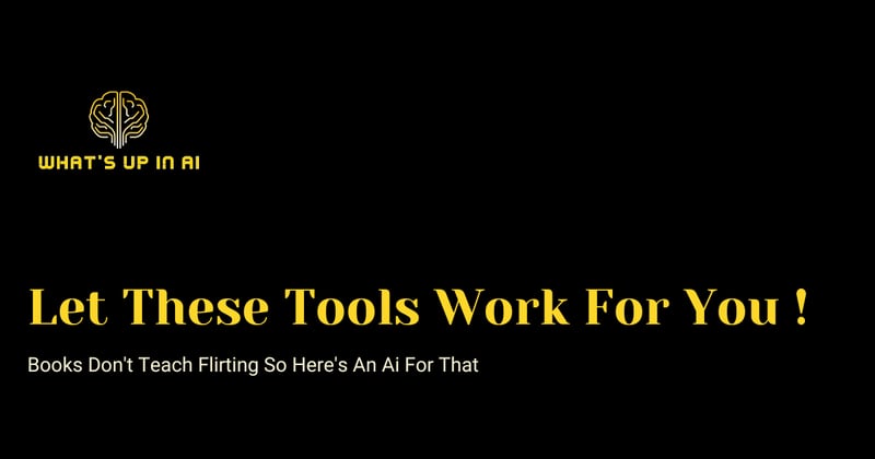 Let These Tools Work For You!