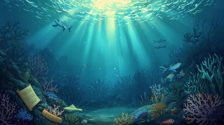 🐚 Week 12 – The Ocean’s MemoryThe Ocean Remembers: Protecting Stories as We Protect Shorelines(Petal & Pixel