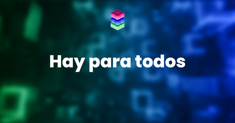 🟦  Hay para todos