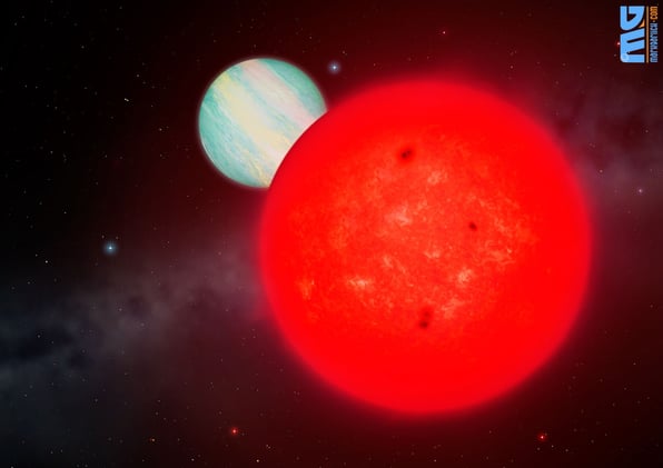 What is this tiny star doing with such a big planet?
