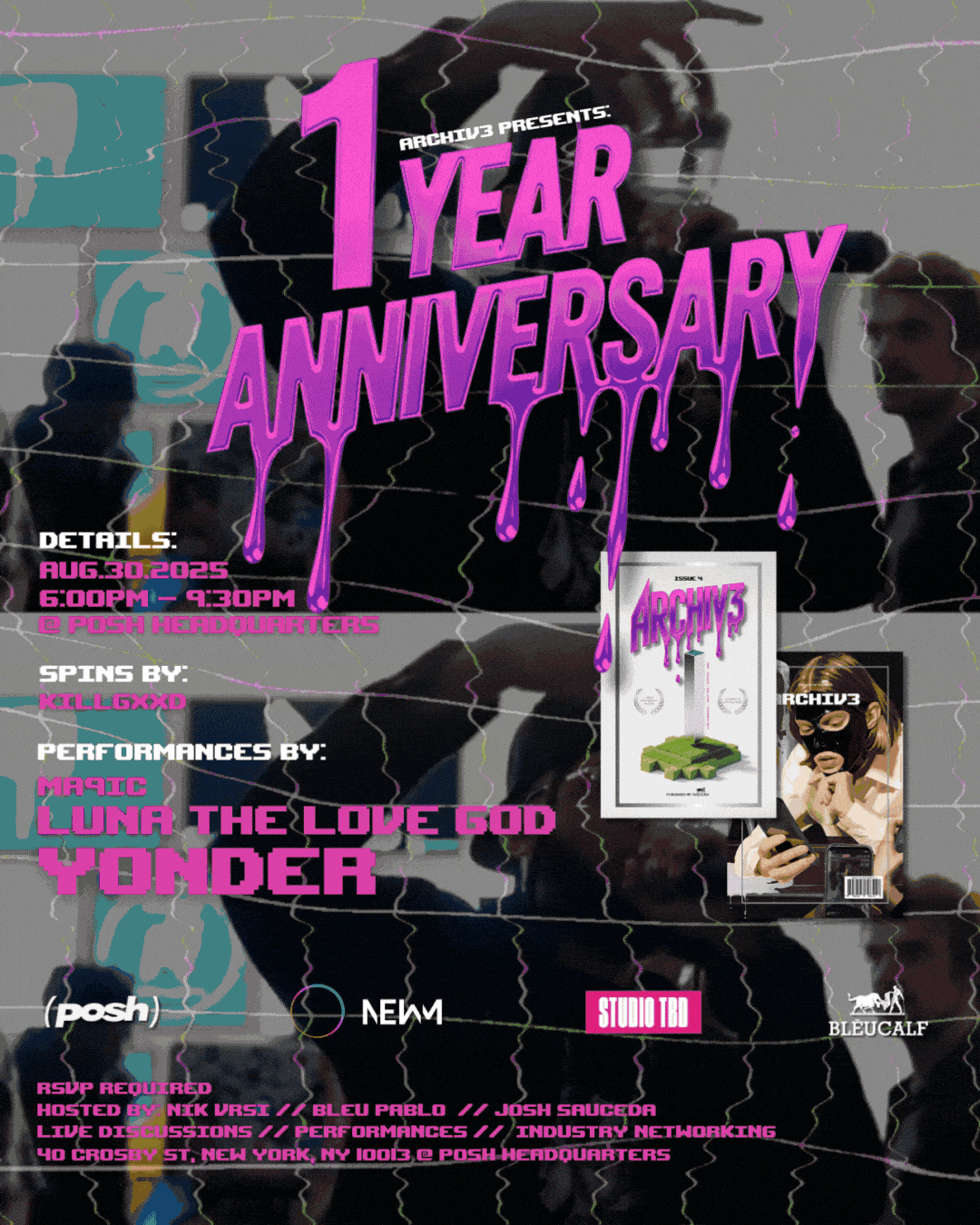 You're Invited: ARCHIV3 Magazine Celebrates 1 Year in SoHo, NYC