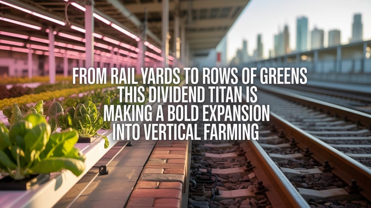 From Rail Yards to Rows of Greens: This Dividend Titan Is Making A Bold Expansion into Vertical Farming