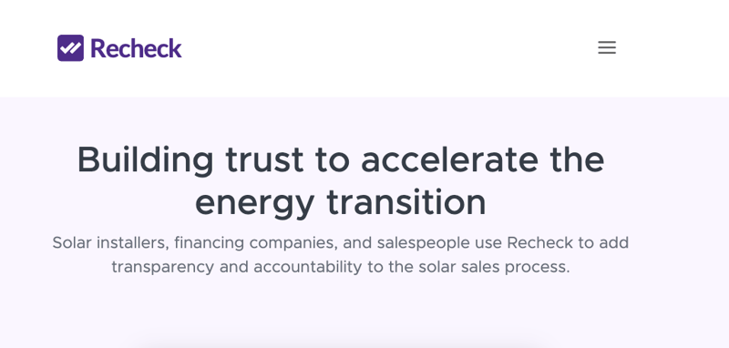 What is Recheck and What Does It Mean for The Future of Residential Solar