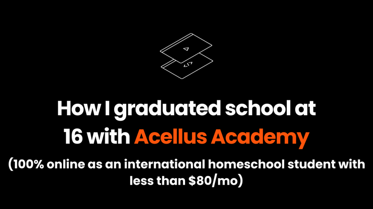 How I graduated high school at 16