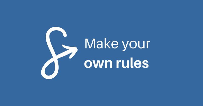 Make your own rules