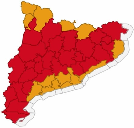 El Servei Meteorològic de Catalunya decreta el grau màxim de perill per l’onada de calor