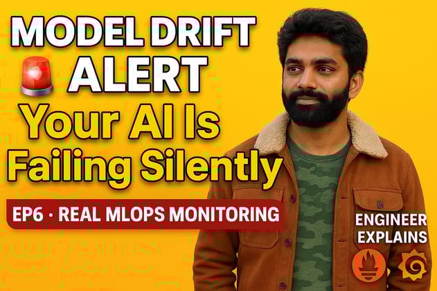 ⚡Model Drift & Monitoring — Catching AI Failures Before Users Do (EP6)