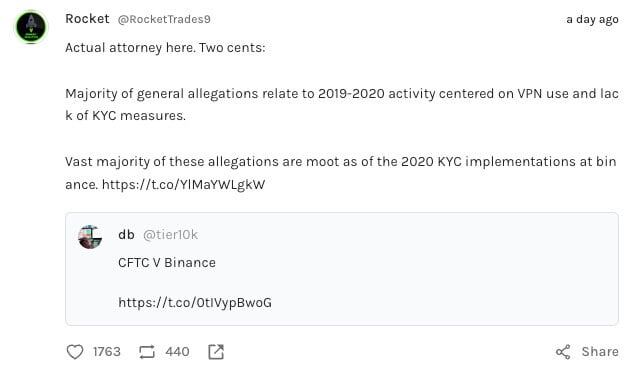 Binance sued by the CFTC