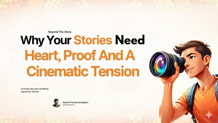 Why Your Stories Need Heart, Proof And A Little Cinematic Tension