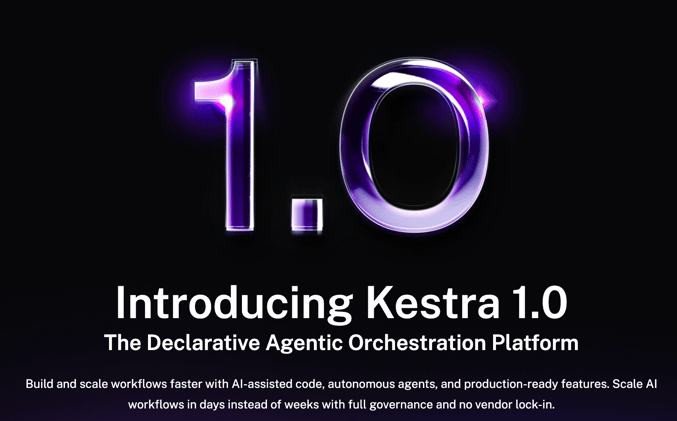 Breaking: Kestra 1.0 Launch + Exclusive Interview