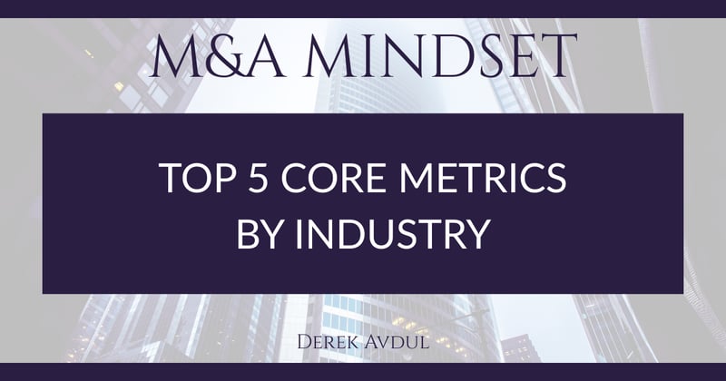 Top 5 Core Metrics By Industry