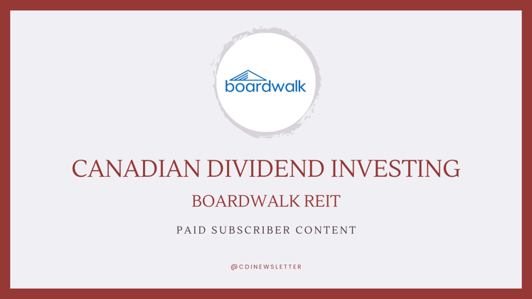 Stock and Dividend Analysis: Boardwalk REIT