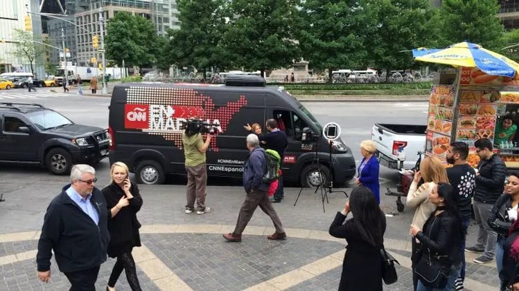 CNN en Marcha: un estudio de producción sobre ruedas