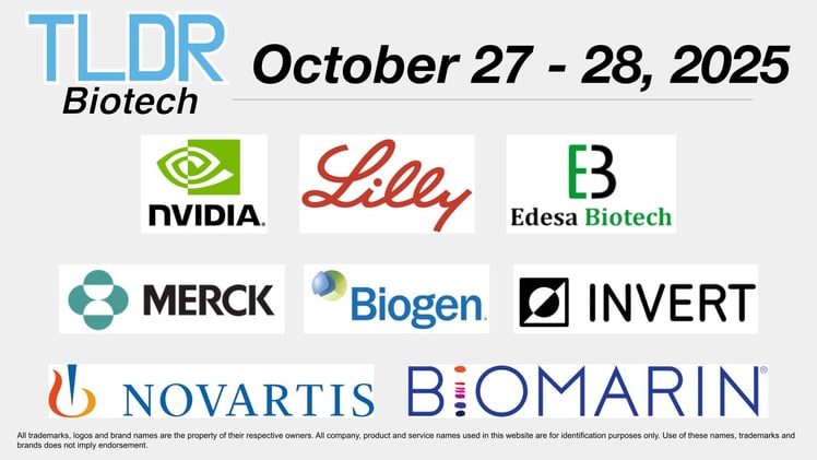 Biotech & Pharma Updates | October 27 - 28, 2025