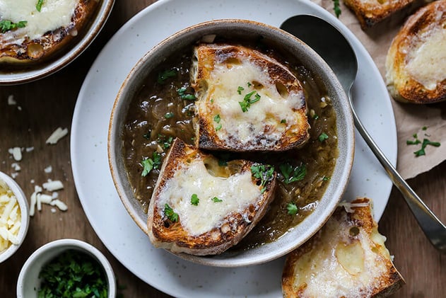 Classic French Three-Onion Soup