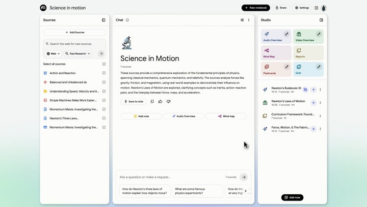 NotebookLM Adds Deep Research Tool!