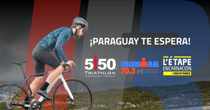 L'Étape Paraguay, el IRONMAN 70.3 y el 5i50 te esperan 