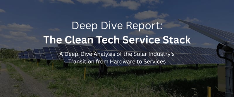 Deep Dive: The Clean Tech Service Stack [Premium PDF Report]