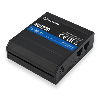 RUT230 – Router 3G industrial de bajo coste con una entrada y salida digital