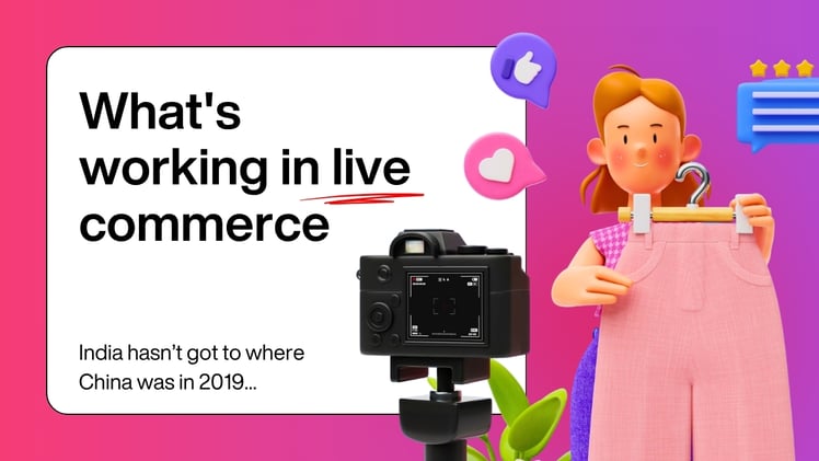 what's working in live commerce